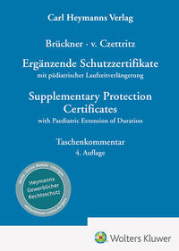 Vorderes Coverbild Ergänzende Schutzzertifikate / Supplementary Protection Certificates
