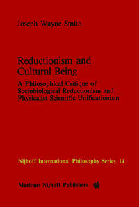 Vorderes Coverbild Reductionism and Cultural Being