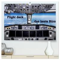 Vorderes Coverbild Flight deck - das beste Büro (hochwertiger Premium Wandkalender 2025 DIN A2 quer), Kunstdruck in Hochglanz