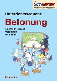 Vorderes Coverbild Unterrichtssequenz Betonung - Klasse 5/6