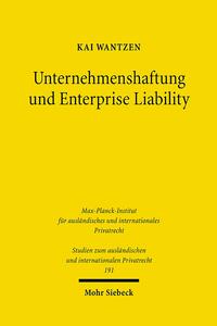Vorderes Coverbild Unternehmenshaftung und Enterprise Liability