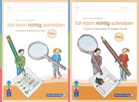 Vorderes Coverbild Mein Lupenschreibheft 1 und 2 - Ich kann richtig schreiben - Ausgabe mit Artikelkennzeichnung (DaZ)