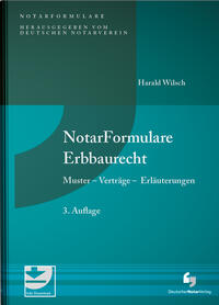 Vorderes Coverbild NotarFormulare Erbbaurecht