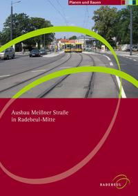 Vorderes Coverbild Ausbau Meißner Straße in Radebeul-Mitte