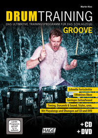 Vorderes Coverbild Drum Training Groove + CD + DVD