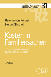 Vorderes Coverbild Kosten in Familiensachen