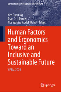 Vorderes Coverbild Human Factors and Ergonomics Toward an Inclusive and Sustainable Future