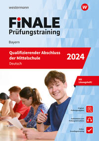 Vorderes Coverbild FiNALE Prüfungstraining Qualifizierender Abschluss Mittelschule Bayern