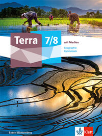 Vorderes Coverbild Terra Geographie 7/8. Ausgabe Baden-Württemberg Gymnasium