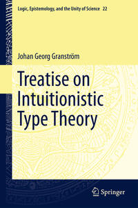Vorderes Coverbild Treatise on Intuitionistic Type Theory