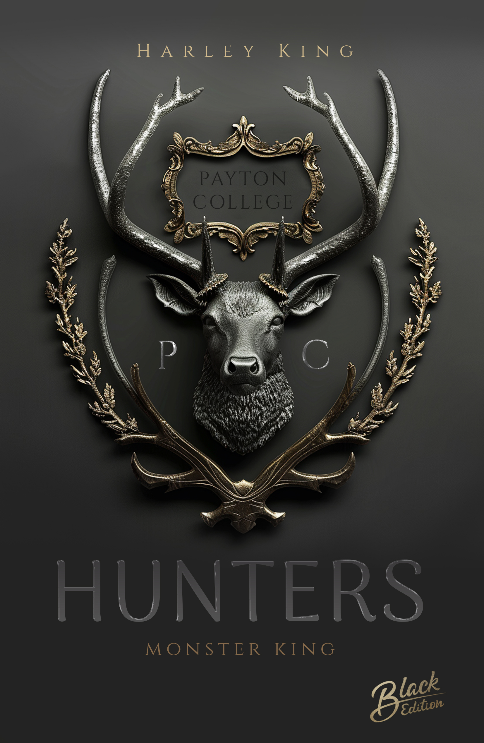Beispielinhalt (Bild) Hunters: Monster King | Aufwendig gestaltete Ausgabe mit Farbschnitt