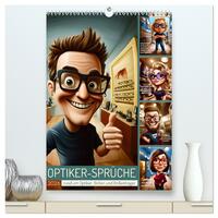 Vorderes Coverbild Optikersprüche (hochwertiger Premium Wandkalender 2026 DIN A2 hoch), Kunstdruck in Hochglanz
