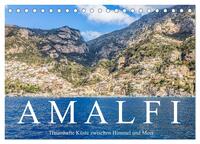 Vorderes Coverbild Amalfi - Traumhafte Küste zwischen Himmel und Meer (Tischkalender 2025 DIN A5 quer), CALVENDO Monatskalender