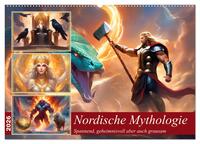 Vorderes Coverbild Nordische Mythen (Wandkalender 2026 DIN A2 quer), CALVENDO Monatskalender