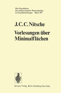Vorderes Coverbild Vorlesungen über Minimalflächen