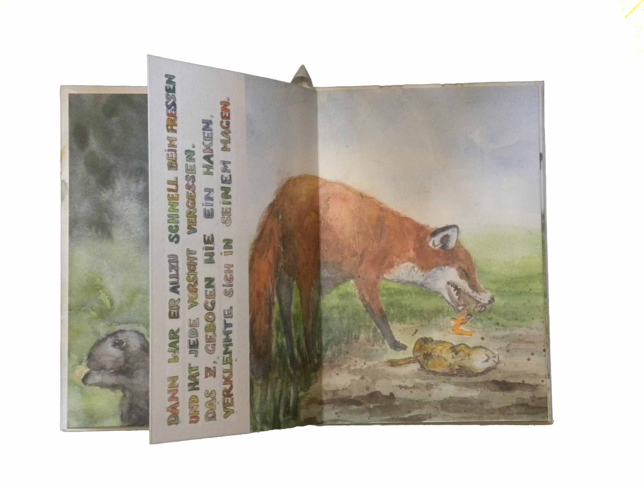 Beispielinhalt (Bild) Der hungrige Fuchs