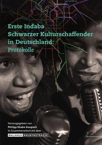 Vorderes Coverbild Erste Indaba Schwarzer Kulturschaffender in Deutschland