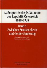 Vorderes Coverbild Außenpolitische Dokumente der Republik Österreich 1918 - 1938 Band 4