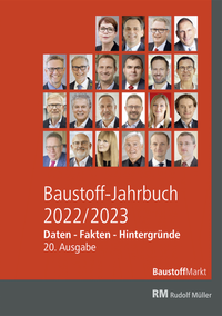 Vorderes Coverbild Baustoff-Jahrbuch 2022/2023