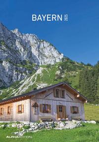 Vorderes Coverbild Alpha Edition - Bayern 2025 Bildkalender, 23,7x34cm, Wandkalender mit Platz für Notizen und vielen Zusatzinformationen, Bilder aus dem Bundesland, deutsches Kalendarium und Ferientermine DE/AT/CH
