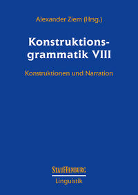 Vorderes Coverbild Konstruktionsgrammatik VIII