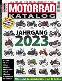 Vorderes Coverbild Motorrad-Katalog 2023