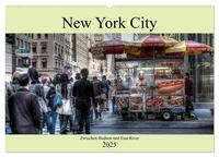 Vorderes Coverbild New York City - Zwischen Hudson und East River (Wandkalender 2025 DIN A2 quer), CALVENDO Monatskalender