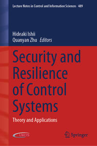 Vorderes Coverbild Security and Resilience of Control Systems
