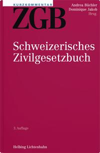 Vorderes Coverbild Kurzkommentar ZGB