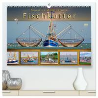 Vorderes Coverbild Maritime Augenblicke - Fischkutter (hochwertiger Premium Wandkalender 2025 DIN A2 quer), Kunstdruck in Hochglanz