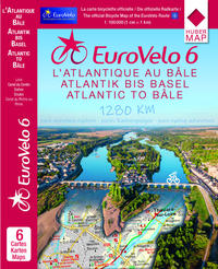 Vorderes Coverbild EuroVelo 6 (Atlantic - Basel) 1:100 000