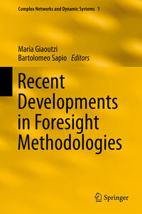 Vorderes Coverbild Recent Developments in Foresight Methodologies
