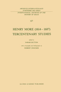Vorderes Coverbild Henry More (1614–1687) Tercentenary Studies