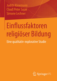 Vorderes Coverbild Einflussfaktoren religiöser Bildung