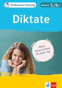 Vorderes Coverbild Klett 10-Minuten-Training Deutsch Rechtschreibung Diktate 5./6. Klasse