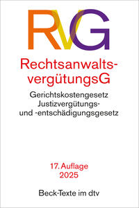 Vorderes Coverbild Rechtsanwaltsvergütungsgesetz