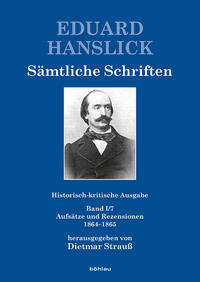 Vorderes Coverbild Eduard Hanslick. Sämtliche Schriften