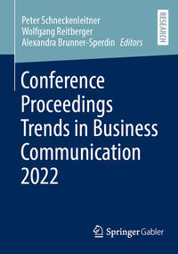 Vorderes Coverbild Conference Proceedings Trends in Business Communication 2022