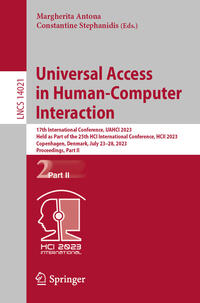 Vorderes Coverbild Universal Access in Human-Computer Interaction