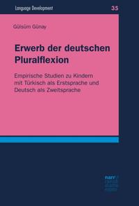 Vorderes Coverbild Erwerb der deutschen Pluralflexion