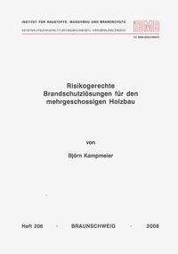Vorderes Coverbild Risikogerechte Brandschutzlösungen für den mehrgeschossigen Holzbau