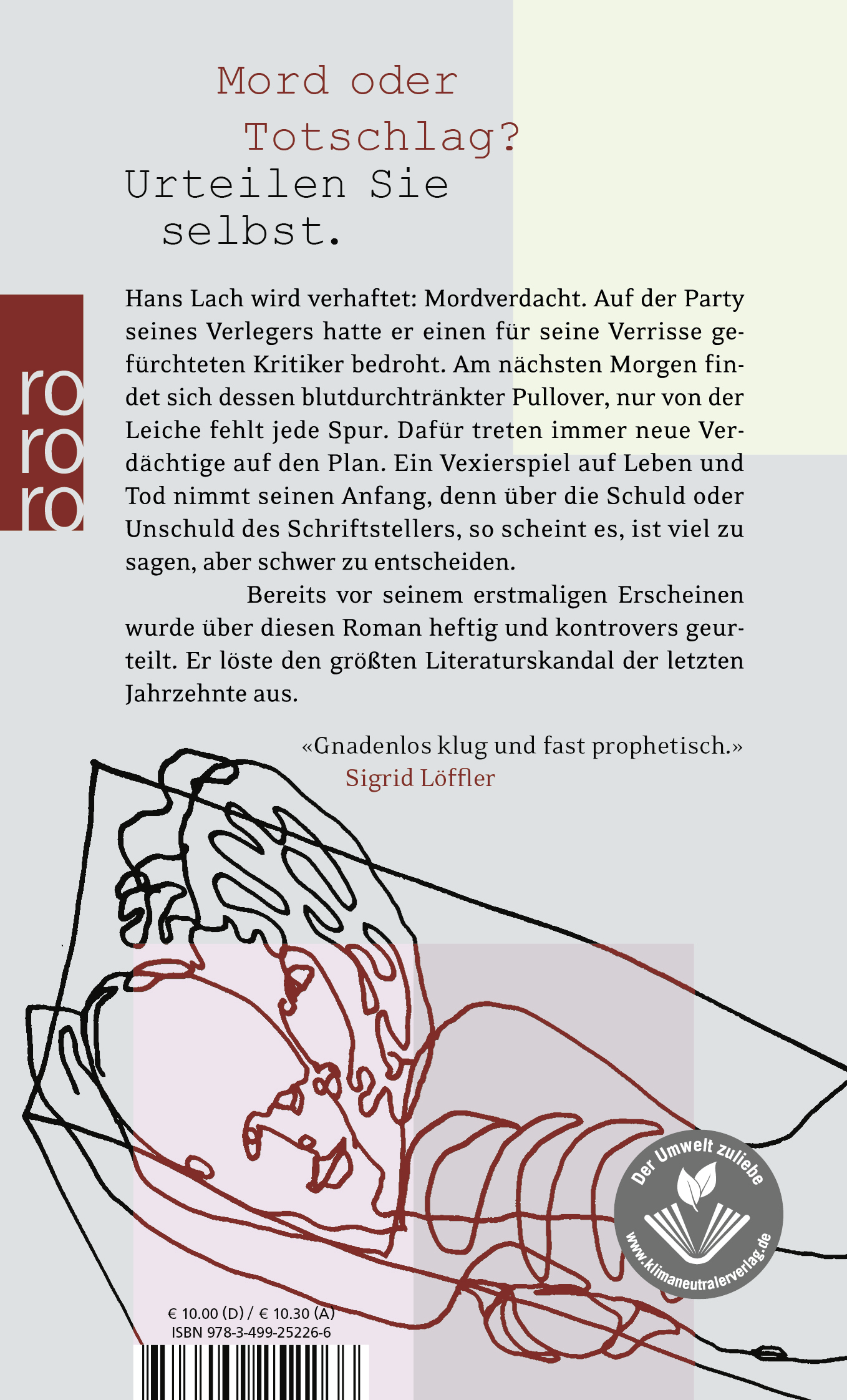Rückseitencover Tod eines Kritikers
