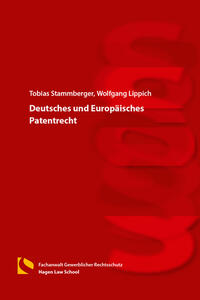 Vorderes Coverbild Deutsches und Europäisches Patentrecht