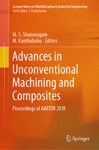 Vorderes Coverbild Advances in Unconventional Machining and Composites