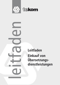 Vorderes Coverbild Einkauf von Übersetzungsdienstleistungen