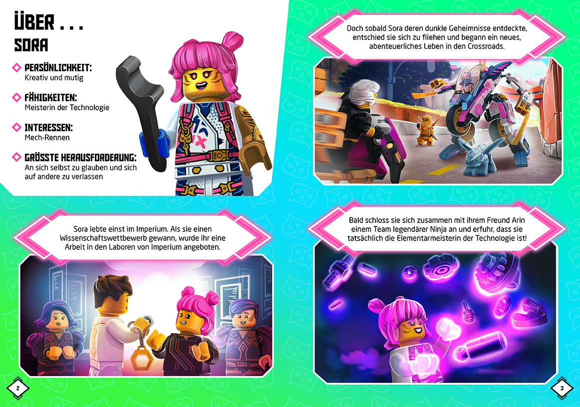 Beispielinhalt (Bild) LEGO® NINJAGO® – Soras neue Welt