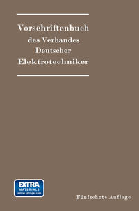 Vorderes Coverbild Vorschriftenbuch des Verbandes Deutscher Elektrotechniker