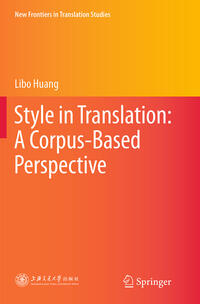 Vorderes Coverbild Style in Translation: A Corpus-Based Perspective