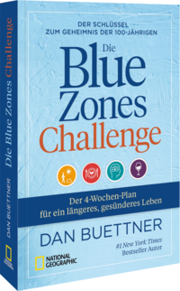 Vorderes Coverbild Die Blue Zones Challenge