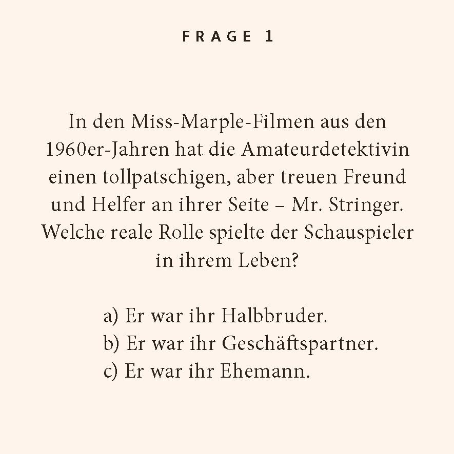 Beispielinhalt (Bild) Berühmte Detektive-Quiz